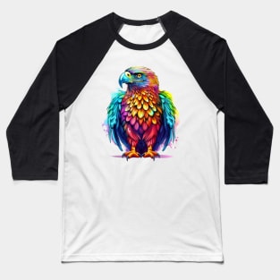 Colorful Eagle #4 Baseball T-Shirt